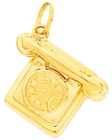 Gold telephone