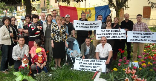 Miting de protest la Cavriago