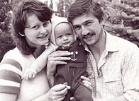Iurie Rosca cu familia sa