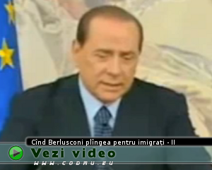 Berlusconi plinge pentru imigrati