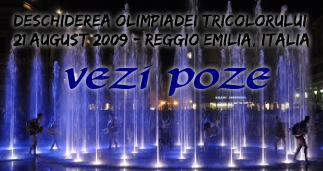 Deschiderea Olimpiadei la Reggio Emilia